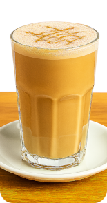 <strong>Cafe lechero - Aprox. 240 ml | 80–120 kcal</strong>