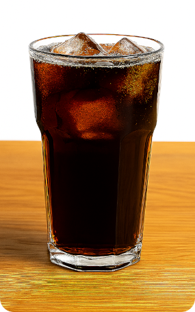 <strong>Refresco de cola - Aprox. 300 ml | 120–150 kcal</strong>