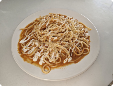 <strong>Spaguetti de tomate - Aprox. 380–410 kcal por porción</strong>