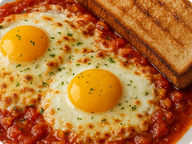 <strong>Huevos Napolitanos - Aprox. 580 kcal por porción</strong>